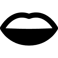 Mouth Lip Icon from Flex Remix Set