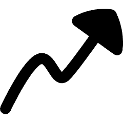 Graph Arrow Increase Icon from Flex Remix Set