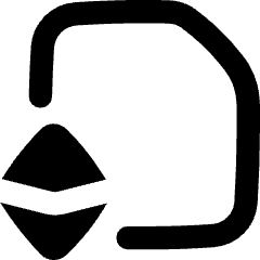 Document Smart Contract Icon from Flex Remix Set