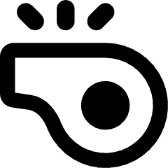 Whistle Icon from Flex Remix Set