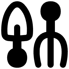 Shovel Rake Icon from Flex Remix Set