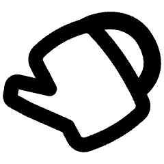 Watering Can Icon from Flex Remix Set