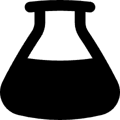 Erlenmeyer Flask Icon from Flex Remix Set