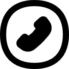 Phone Circle Icon from Flex Remix Set
