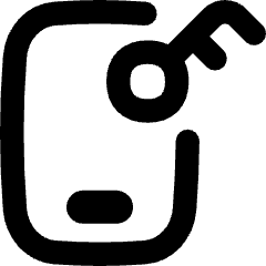 Phone Lock Icon from Flex Remix Set