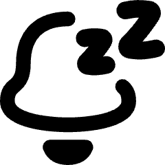 Notification Alarm Snooze Icon from Flex Remix Set