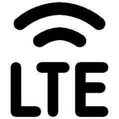 Cellular Network Lte Icon from Flex Remix Set