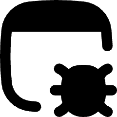 Bug Virus Browser Icon from Flex Remix Set