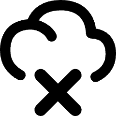 Cloud Delete Icon from Flex Remix Set