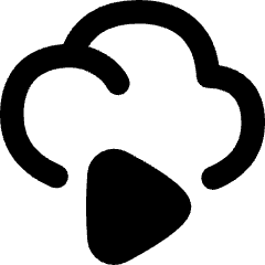 Insert Cloud Video Icon from Flex Remix Set