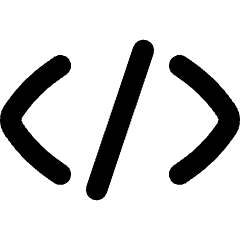 Code Bracket Icon from Flex Remix Set