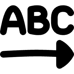 Steps Letter Icon from Flex Remix Set