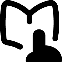 Book Reading Icon from Flex Remix Set