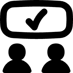 Group Meeting Approval Icon from Flex Remix Set