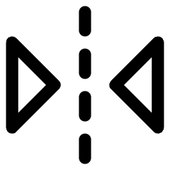 Flip Horizontal Arrow 1 Icon from Core Line Set