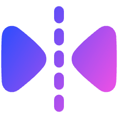 Flip Horizontal Arrow 1 Icon from Plump Gradient Set