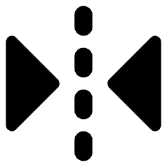 Flip Horizontal Arrow 1 Icon from Core Solid Set