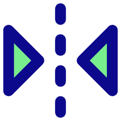 Flip Horizontal Arrow 1 Icon from Core Pop Set