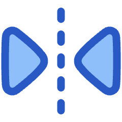 Flip Horizontal Arrow 1 Icon from Plump Duo Set