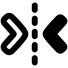 Flip Horizontal Arrow 2 Icon from Plump Remix Set