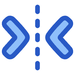 Flip Horizontal Arrow 2 Icon from Plump Duo Set