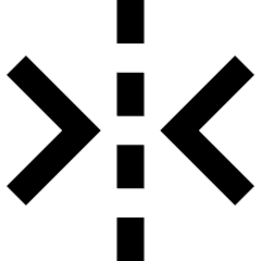 Flip Horizontal Arrow 2 Icon from Sharp Remix Set