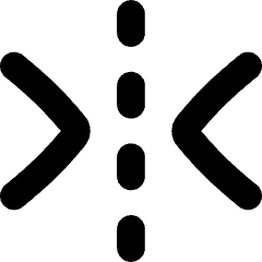 Flip Horizontal Arrow 2 Icon from Flex Solid Set