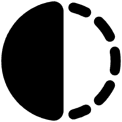 Flip Horizontal Circle 1 Icon from Plump Remix Set