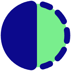 Flip Horizontal Circle 1 Icon from Plump Pop Set