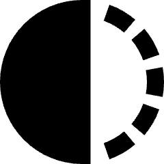 Flip Horizontal Circle 1 Icon from Sharp Remix Set