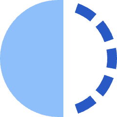 Flip Horizontal Circle 1 Icon from Sharp Flat Set