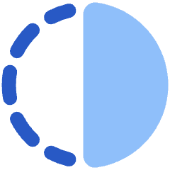 Flip Horizontal Circle 2 Icon from Plump Flat Set