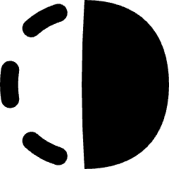 Flip Horizontal Circle 2 Icon from Flex Solid Set