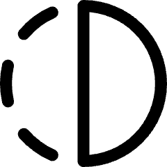 Flip Horizontal Circle 2 Icon from Core Line Set