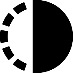 Flip Horizontal Circle 2 Icon from Sharp Remix Set
