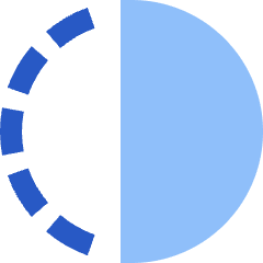 Flip Horizontal Circle 2 Icon from Sharp Flat Set