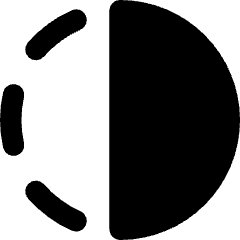 Flip Horizontal Circle 2 Icon from Core Remix Set