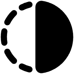 Flip Horizontal Circle 2 Icon from Plump Remix Set