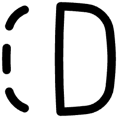 Flip Horizontal Square 1 Icon from Flex Line Set