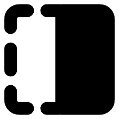 Flip Horizontal Square 1 Icon from Core Solid Set