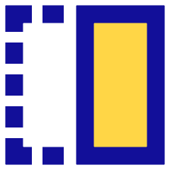 Flip Horizontal Square 1 Icon from Sharp Pop Set