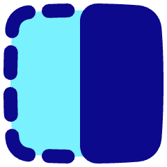 Flip Horizontal Square 1 Icon from Plump Pop Set