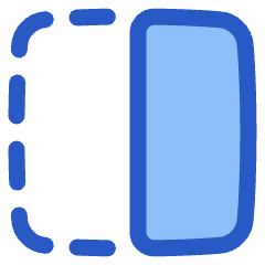 Flip Horizontal Square 1 Icon from Plump Duo Set