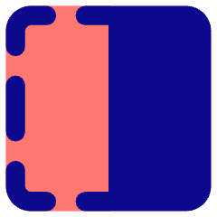 Flip Horizontal Square 1 Icon from Core Pop Set