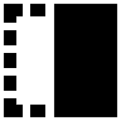 Flip Horizontal Square 1 Icon from Sharp Remix Set