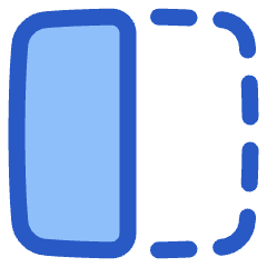 Flip Horizontal Square 2 Icon from Plump Duo Set