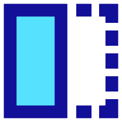Flip Horizontal Square 2 Icon from Sharp Pop Set