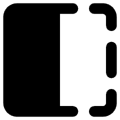 Flip Horizontal Square 2 Icon from Core Remix Set
