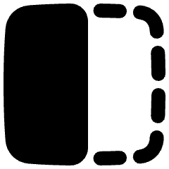 Flip Horizontal Square 2 Icon from Plump Remix Set