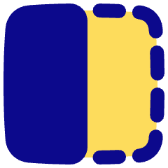 Flip Horizontal Square 2 Icon from Plump Pop Set